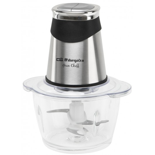 MC4650 - PICADORA DE VERDURAS/CARNES INOX J.CRISTAL1,2L 500W ORBEGOZO