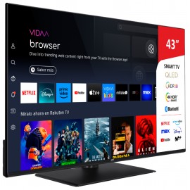 LT43VDQ340S - QLED 43 4K HDR10 VIDAA WIFI (DVBT2/C/S2) JVC