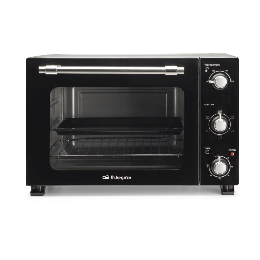 HOT398 - HORNO DE SOBREMESA C/TURBO 39L NEGRO 1800W ORBEGOZO