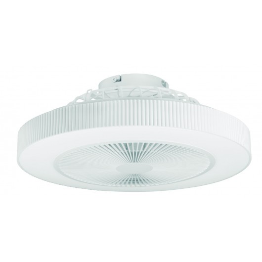 CP150035 - VENTILADOR TECHO SIN ASPAS EXTERIORES 7PALAS BLANCO C.MANDO ORBEG