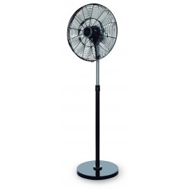 SF5045 - VENTILADOR PIE NEGRO 18 ASPAS 45CM 85W C.MANDO ORBEGOZO