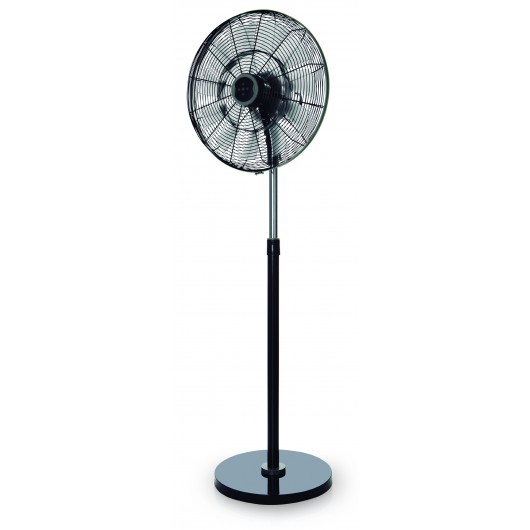 SF5045 - VENTILADOR PIE NEGRO 18 ASPAS 45CM 85W C.MANDO ORBEGOZO