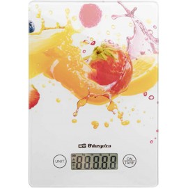 PC1023 - BASCULA DE COCINA CRISTAL FRUTAS DIGITAL 5KG ORBEGOZO