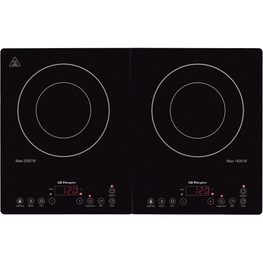PIC4000 - PLACA INDUCCION PORTATIL 2F 2000W ORBEGOZO