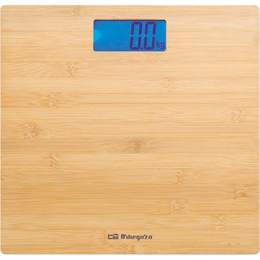 PB2335 - BASCULA DE BAÑO DIGITAL MADERA 150KG ORBEGOZO