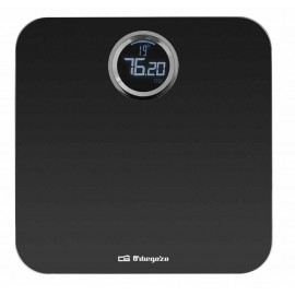 PB2250 - BASCULA DE BAÑO DIGITAL NEGRA ORBEGOZO