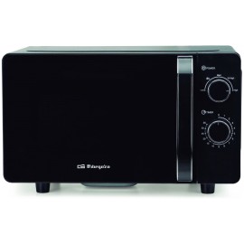 MI2061CE - MICROONDAS SIN PLATO 20L NEGRO ORBEGOZO