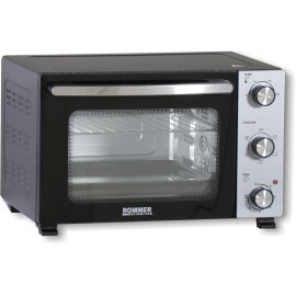 H28TL - HORNO DE SOBREMESA 28L NEGRO/INOX 1500W TURBO ROMMER