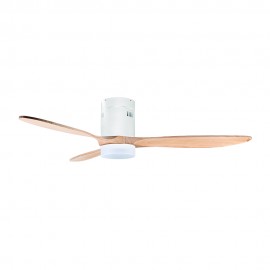CP173132 - VENTILADOR TECHO C. PLAFON 3ASPAS ABS MADERA 132CM C.MANDO ORBEGOZO