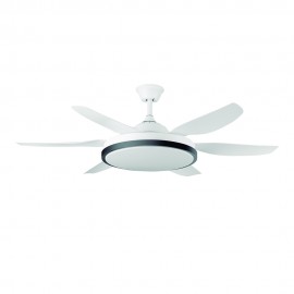 CP165132 - VENTILADOR TECHO PLAFON 5ASPAS BLANCAS 132CM C.MANDO ORBEGOZO