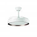 CP161105 - VENTILADOR TECHO C. PLAFON 4 ASPAS RETRACT TRANSP. C.MANDO ORBEGOZO