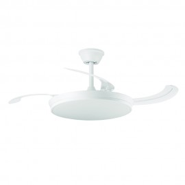 CP158105 - VENTILADOR TECHO C. PLAFON 3ASPAS RETRACT TRANSP. C.MANDO ORBEGOZO