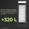 ACVH2601ENF - CONGELADOR VERTICAL 1 PUERTA 199X61,5 NF NEGRO D ASPES