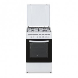 AKG4500TM - COCINA GAS 4F C/HORNO BLANCA 50X50CM ASPES