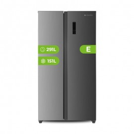 AA18900ENFX - FRIGO AMERICANO 177X90 NF DIG NEGRO E ASPES INVERTER