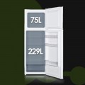 AF17601E - FRIGO 2PUERTAS CICLICO 172X60 BLANCO E ASPES