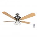 CP68132 - VENTILADOR TECHO 5PAL LUZ 132CM C/M ORBEGOZO