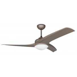 CP89132 - VENTILADOR TECHO C. PLAFON 3ASPAS MARRON 132CM C.MANDO ORBEGOZO