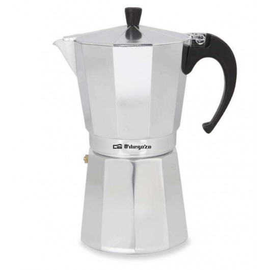 KF900A - CAFETERA ITALIANA ALUMINIO 9 TAZAS ORBEGOZO