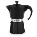 KFN610A - CAFETERA ITALIANA ALUMINIO NEGRO 6 TAZAS ORBEGOZO