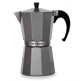 KFS920A - CAFETERA ITALIANA ALUMINIO GRIS 9 TAZAS ORBEGOZO
