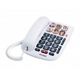 TMAX10 - TELEFONO CABLE BLANCO ALCATEL