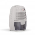 Deshumidificador sin compresor, utiliza modulo peltier termoeléctrico. Deshumidificación 250ml/día (con 80%HR y 30ºC). Diseño co