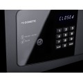 Caja de seguridad electronica. Puerta Acero 5,0/cuerpo 1,5 mm. Teclado de goma iluminada (ADA) con pantalla TFT de color. Puerta