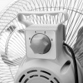 Ventilador Industrial de suelo Power Fan. 3 aspas metálicas. Diámetro 30cm. 3 velocidades de ventilación. Inclinación ajustable.