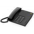 T26 - TELEFONO CABLE NEGRO ALCATEL