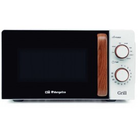 MIG2142 - MICROONDAS C/GRILL 20L NORDIC DESIGN BLANCO/MADERA ORBEGOZO