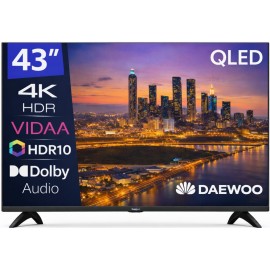 43VB56QV - QLED 43 4K HDR10 VIDAA WIFI (DVBT2/C) DAEWOO