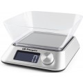 PC1030A - BASCULA DE COCINA SILVER C/BOL DIGITAL 5KG ORBEGOZO