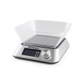 PC1030A - BASCULA DE COCINA SILVER C/BOL DIGITAL 5KG ORBEGOZO