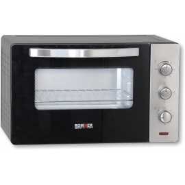 H45X - HORNO DE SOBREMESA 45L NEGRO/INOX 2000W ROMMER
