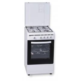VCH455 - COCINA GAS 4F C/HORNO BLANCA 50X55CM ROMMER