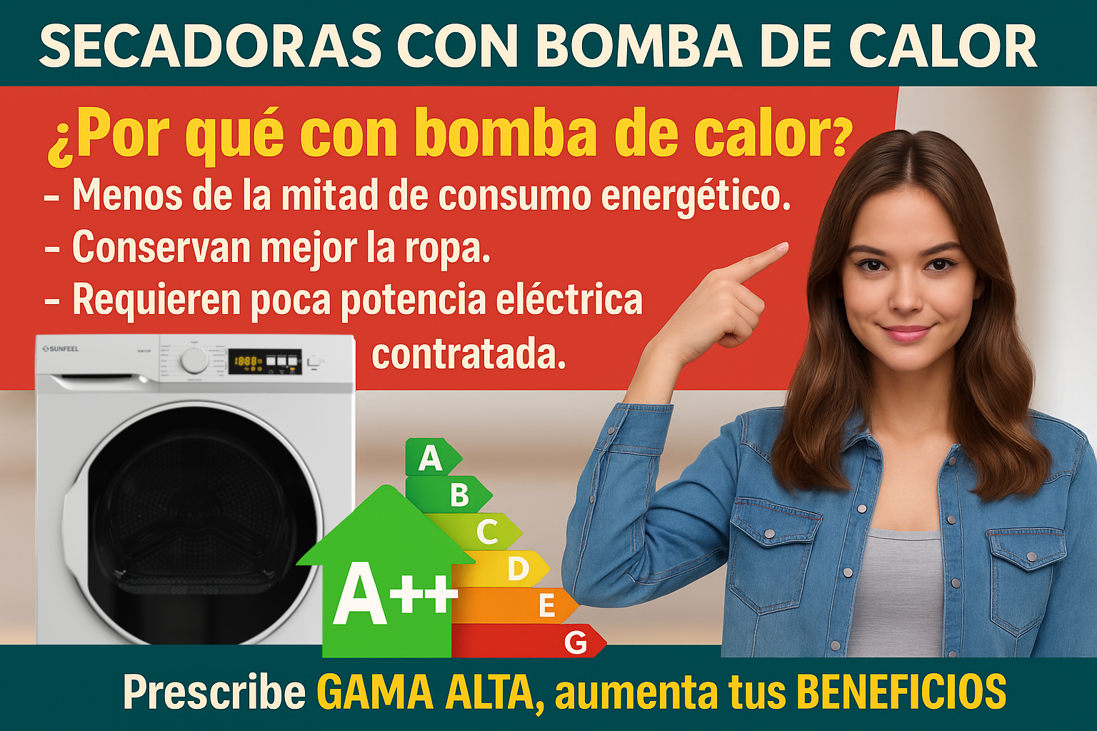 SECADORAS CON BOMBA DE CALOR